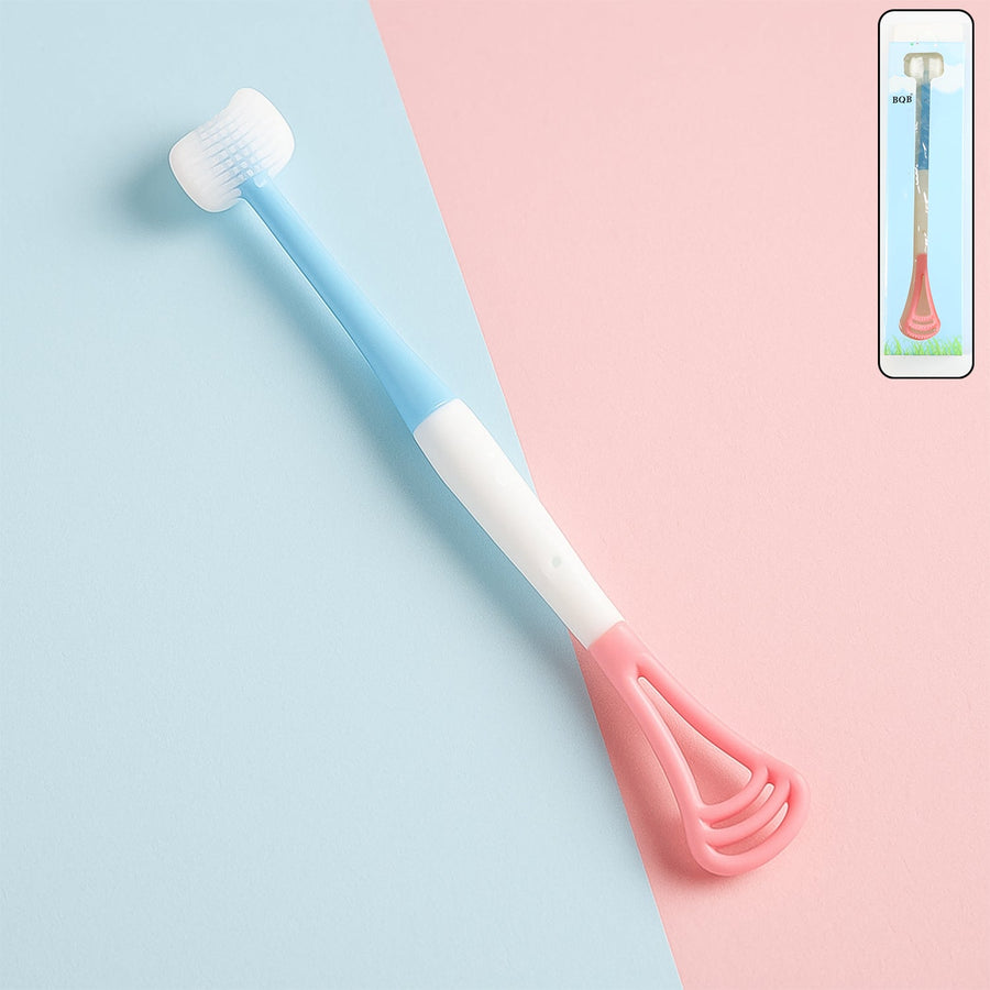 Baby Tongue Cleaner – Soft Silicone 2-in-1 Oral Massager