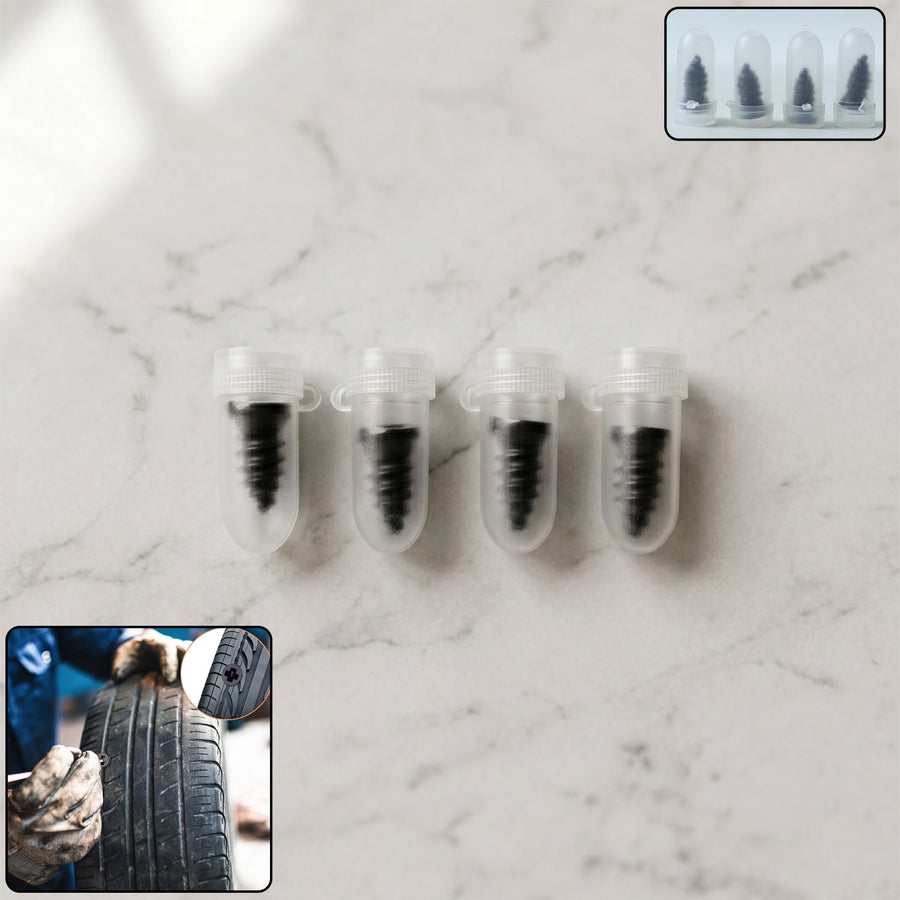 Car & Bike Tubeless Tire Repair Nails – Emergency Quick Fix Kit