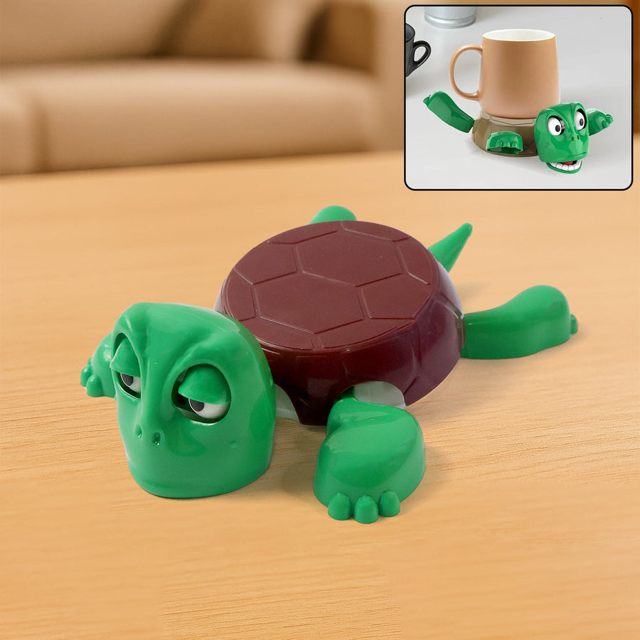 Turtle Cup Coaster – Cute Plastic Anti-Slip Drink Holder