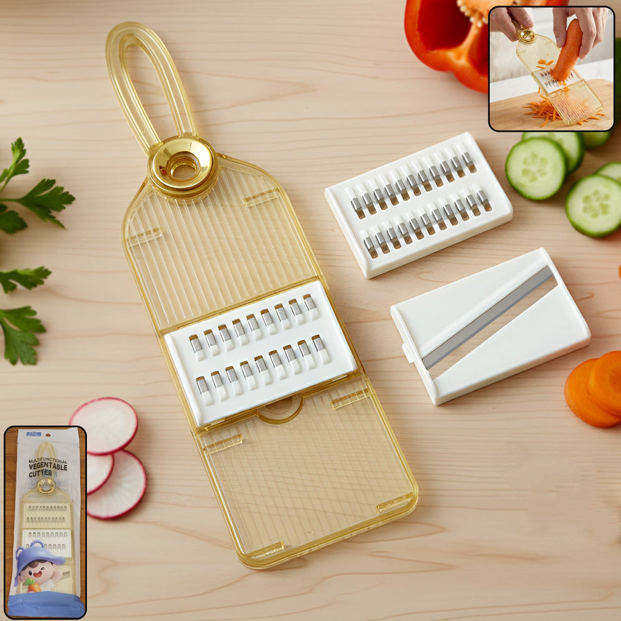 Vegetable Cutter Set – Multifunctional Slicer with Interchangeable Blades