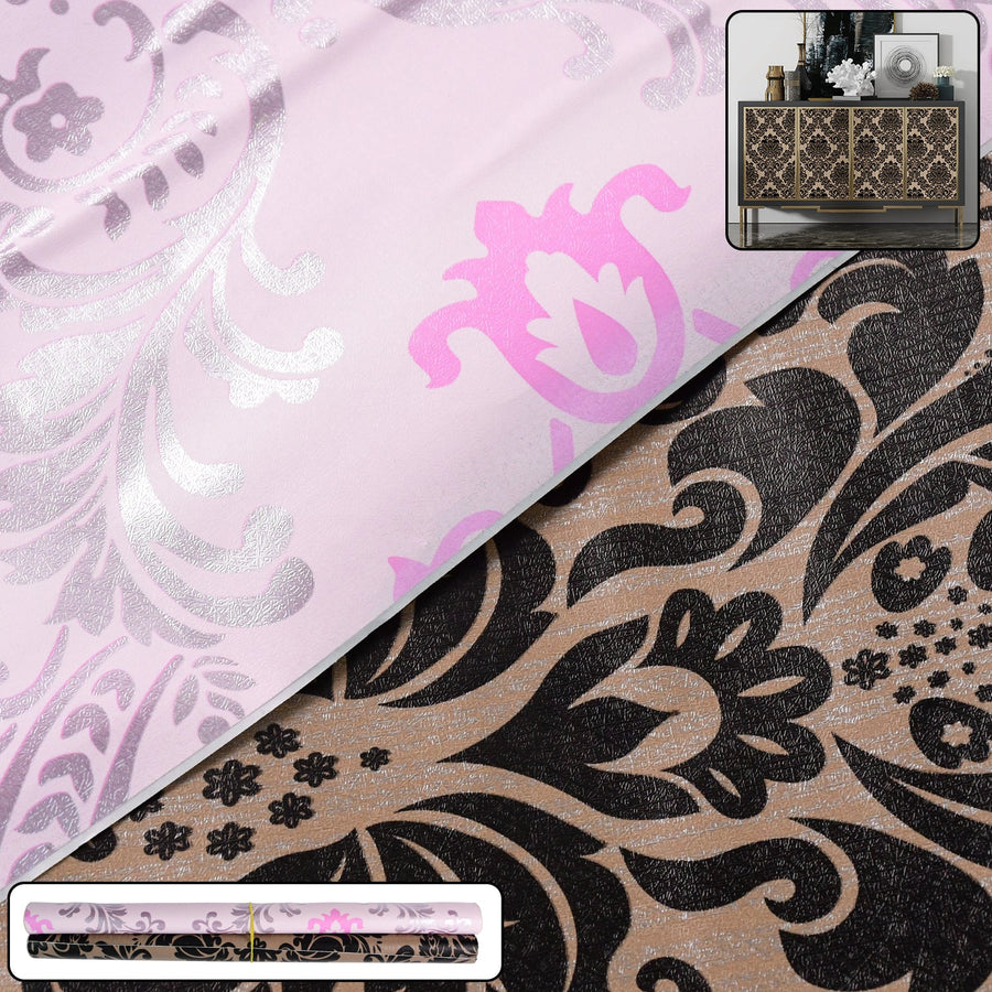 Self-Adhesive Decorative Wallpaper Roll – Waterproof, Easy Peel & Stick