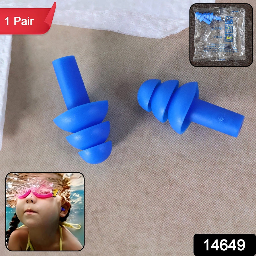 Swimming Ear Plugs – Reusable Waterproof Silicone Comfort