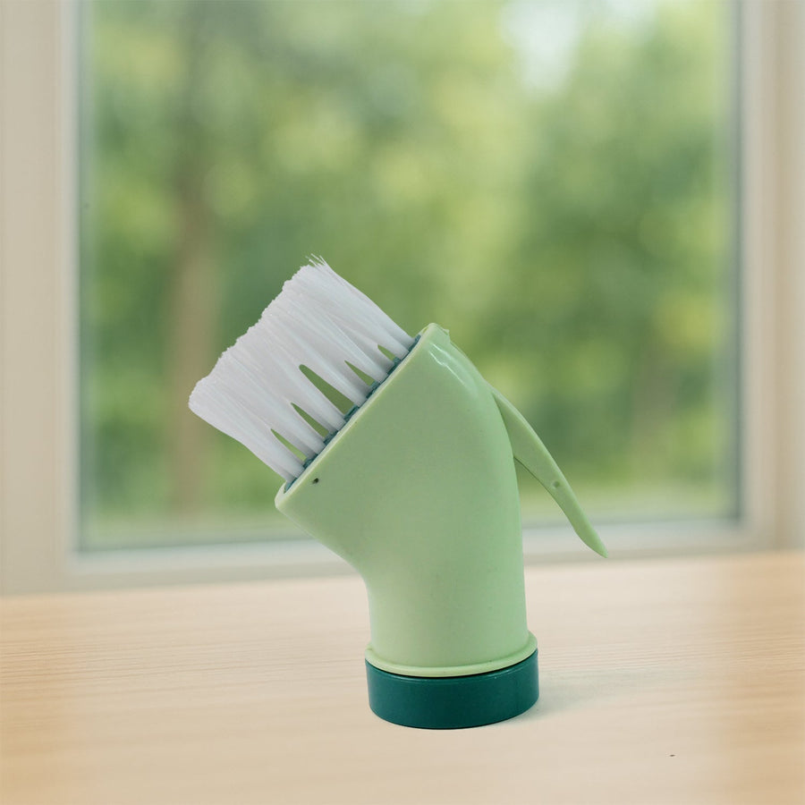 Connectable Cleaning Brush – Built-In Scraper for Narrow Spaces