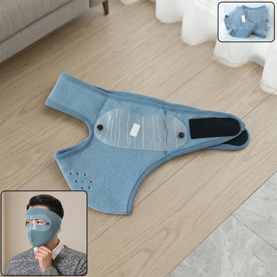 Reusable Anti Fog Face Mask – Big Size with Eye Shield for Safety