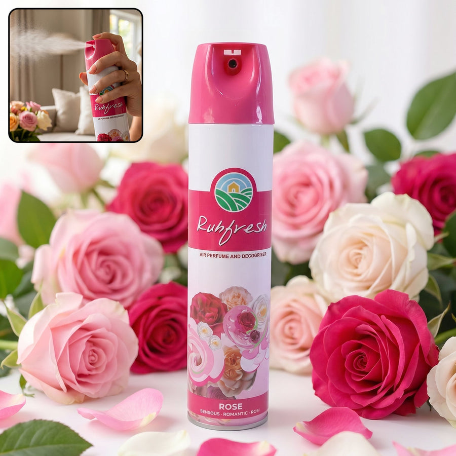 Rose Air Freshener Spray – Long Lasting Floral Scent in 220 ML