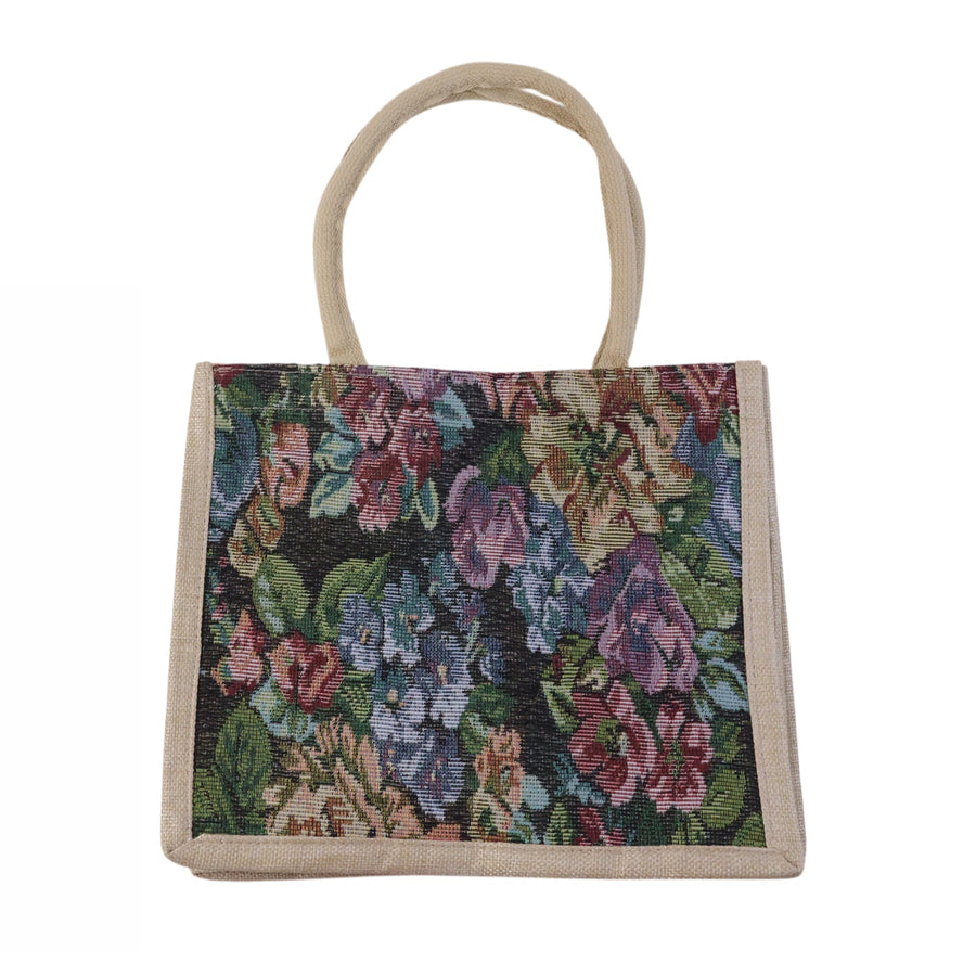 Multipurpose Floral Print Carry Hand Bag – Spacious, Eco-Friendly Design