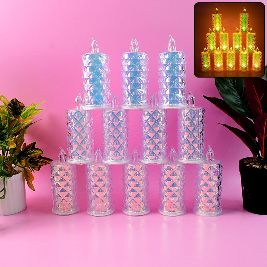 Smokeless LED Candles – Safe Flameless Set of 12 for Home Decor