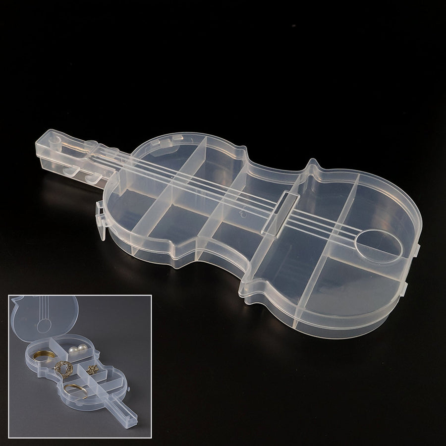 Violin Shape Storage Box – Multi-Compartment Organizer