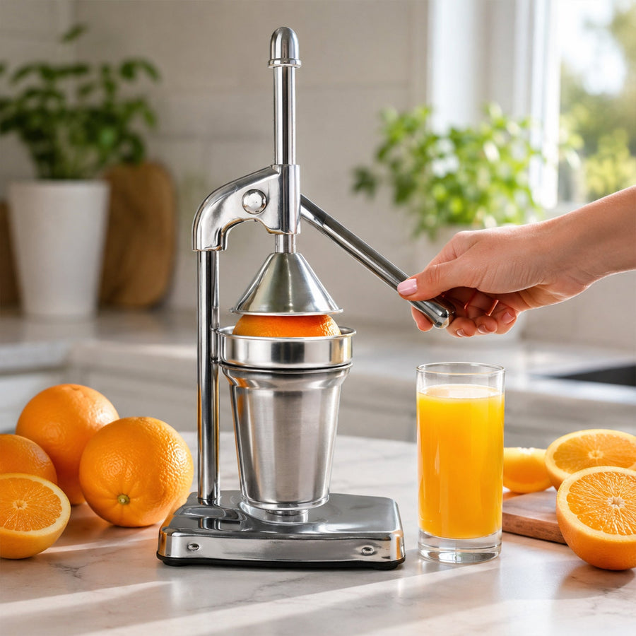 Citrus Juicer – Heavy Duty Manual Press for Maximum Extraction
