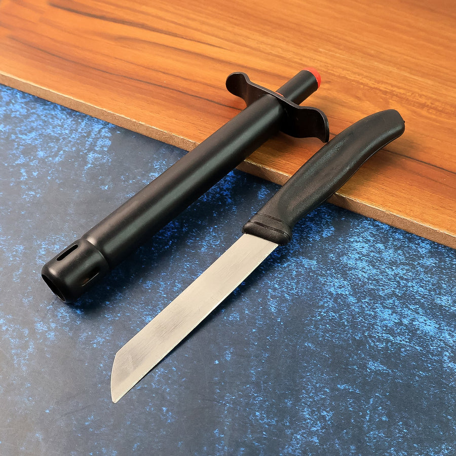 Kitchen Knife Combo – Sharp Stainless Steel Blade & Gas Lighter