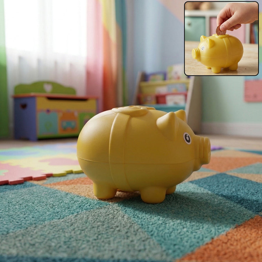 Piggy Bank – Cute Kids’ Coin Savings Box for Learning