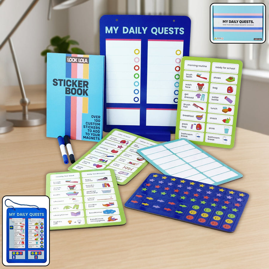 Magnetic Routine Board – Engaging Habit Tracker for Kids